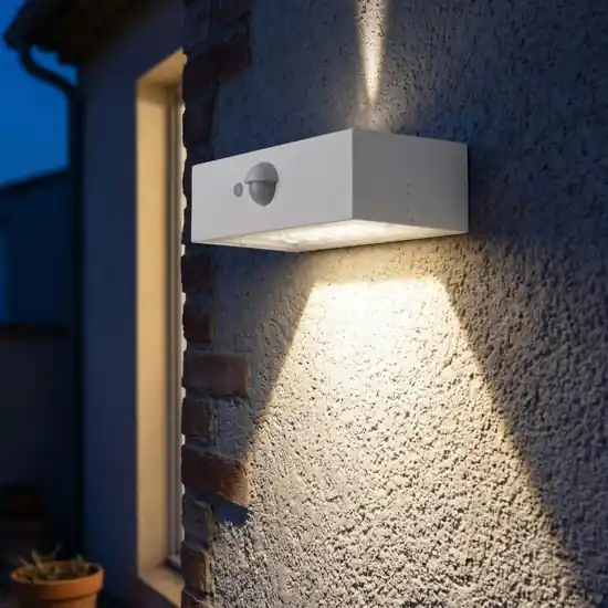 Prezzo Basso Applique da esterno led 4000k ip65 luce solare sensore di movimento crepuscolare