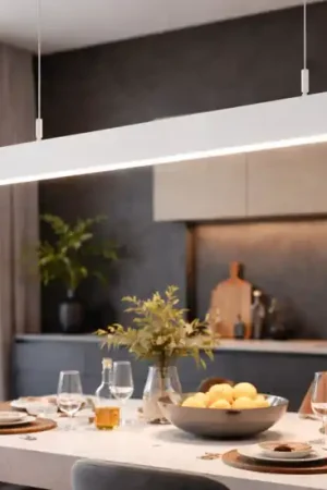 Ideal lux steel lampadario orizzontale da cucina bianco led 4000k Occasione