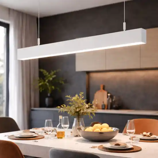 Ideal lux steel lampadario orizzontale da cucina bianco led 4000k Occasione