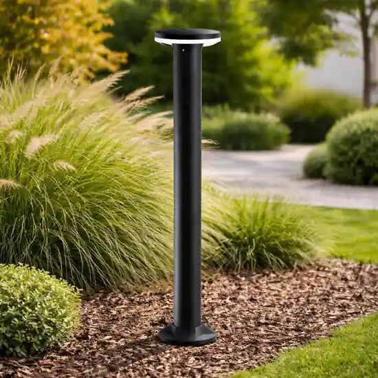 Economico Ondaluce viale lampione da giardino antracite moderno led 12w 3000k ip65