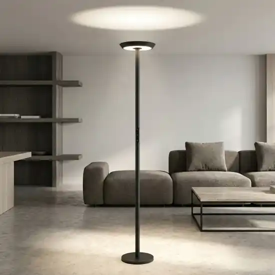 Promo Stagionale Piantana antracite moderna led 60w 2700k 3200k 4000k fabas fizz
