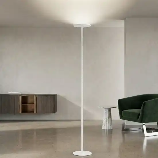Ultime Pezzi Piantana bianca fabas regina led 35w 3000k 4000k 5000k 6000k dimmerabile