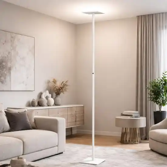 Prezzo Scontato Piantana bianca led dimmerabile 35w 3000k 4000k 5000k 6000k fabas luceideal