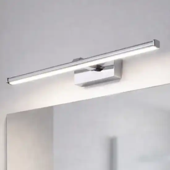 Applique da bagno cromato 50cm led 10w 3000k fabas luce nala Prezzo Scontato