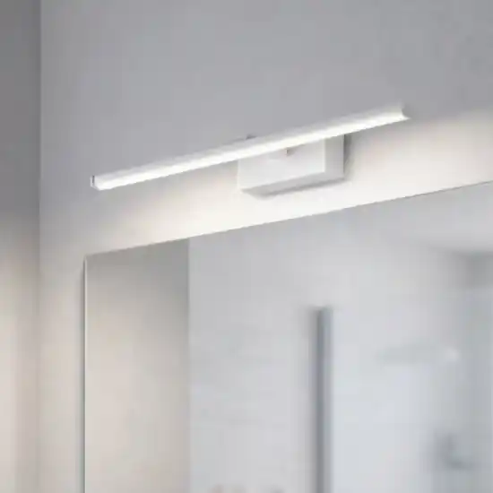 Saldi Applique da bagno bianco 50cm led 10w 3000k fabas luce nala