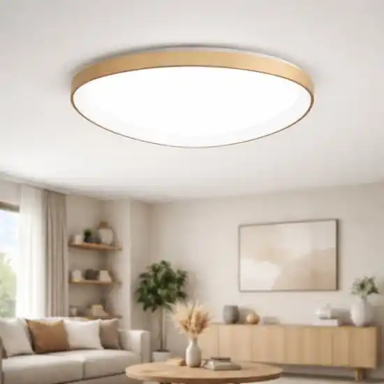 Professionale Plafoniera quirk ottone satinato led 56w 2700k 3200k 4000k fabas luce