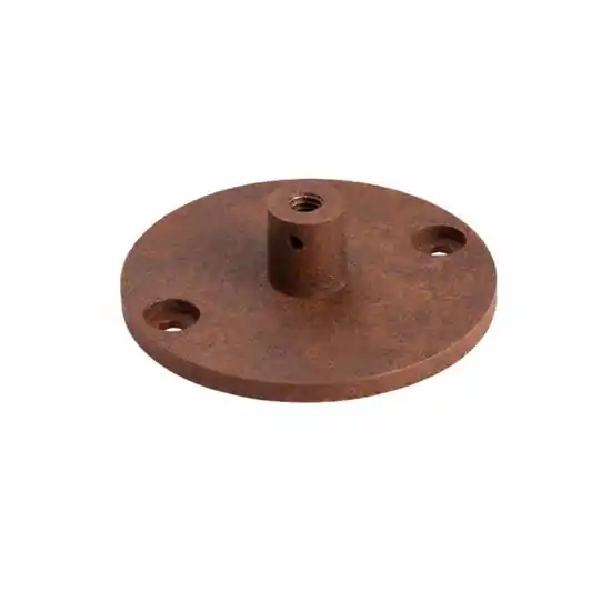 Subito Disponibile Basetta corten 55mm per faretto da terra