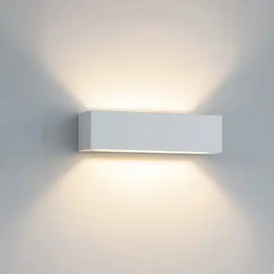 Soddisfatti O Rimborsati Applique isyluce 18w 3000k gesso bianca rettangolare
