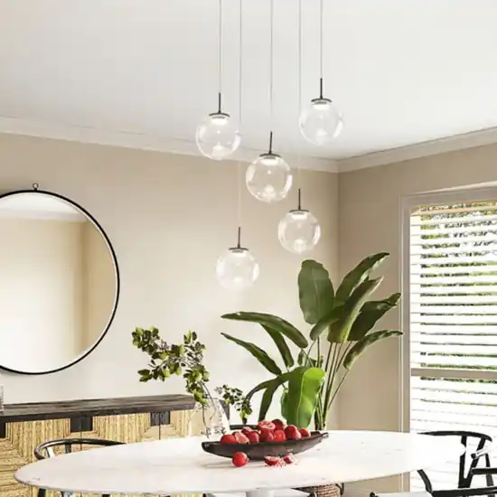 Prezzo Conveniente Lampadario ariel fabas luce sfere vetro per soggiorno modderno