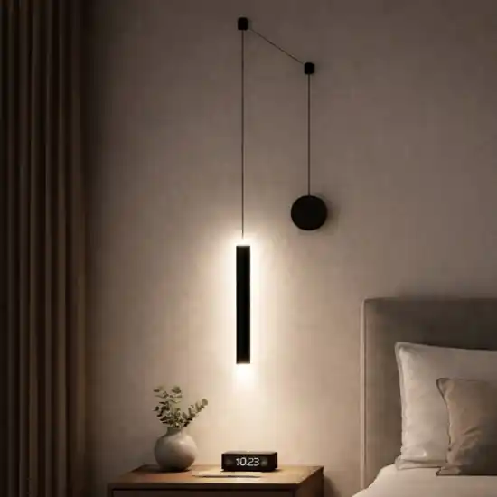 Fabas luce prado lampada a sospensione nera led biemissione con decentramento Ultimissimo Modello