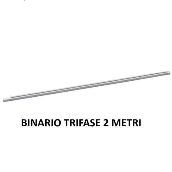 Vendita Finale Binario trifase 2 metri bianco