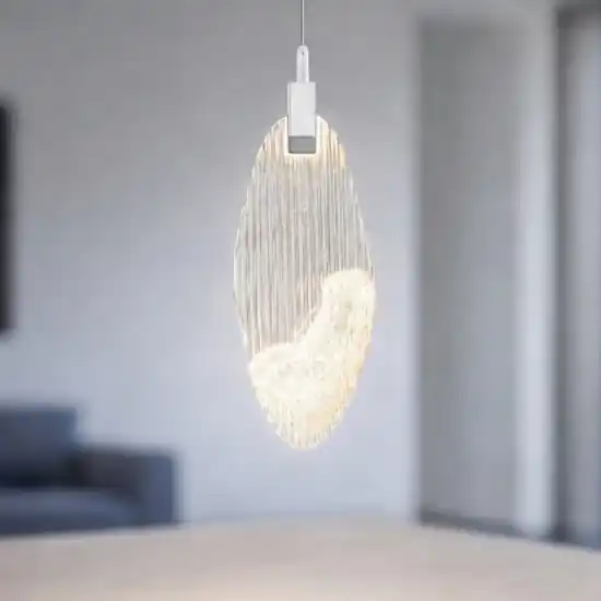 Lampada a sospensione petalo di vetro per comodini camera da letto Bestseller
