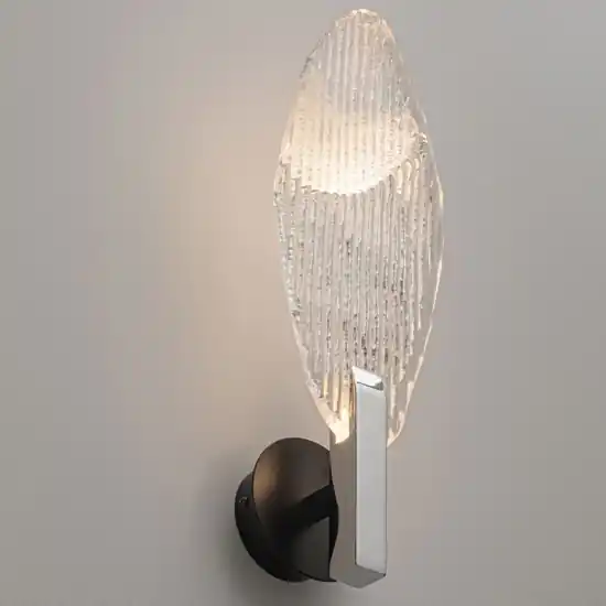 Reso Gratuito Applique da parete petalo di vetro led 3w 3000k