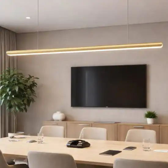 Lampadario moderno per ufficio ottone led 3000k ideal lux dorica Offerta Lampo