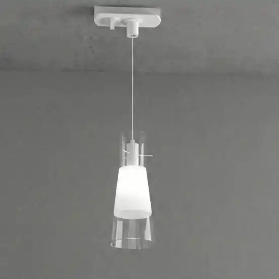 Offerta Speciale Accessorio lampada a sospensione per binario monofase bianco