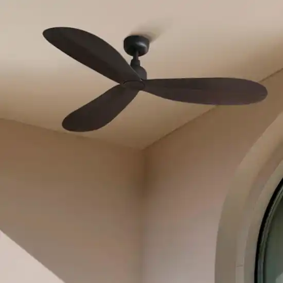 Ventilatore da soffitto da esterno marrone con app telecomando max 17mq Super Prezzo