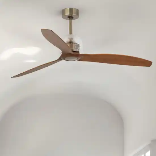 Quantità Limitata Ventilatore da soffitto oro invecchiato 17mq motore silenzioso dc
