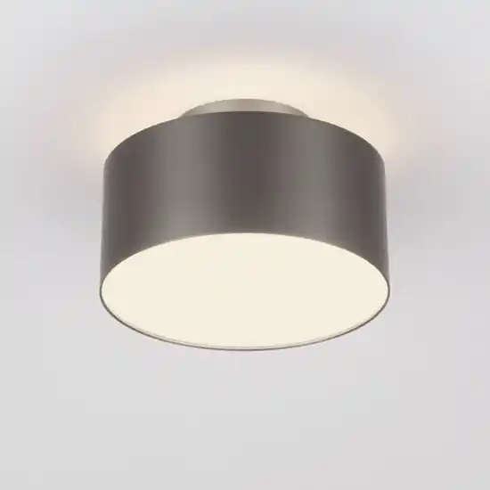 Plafoniera da soffitto per ingresso nickel nero tonda led 24w 3000k Affare