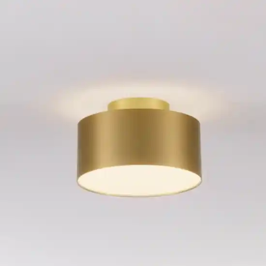 Spedizione Espresso Plafoniera tonda oro 14cm led 24w 3000k per corridoio
