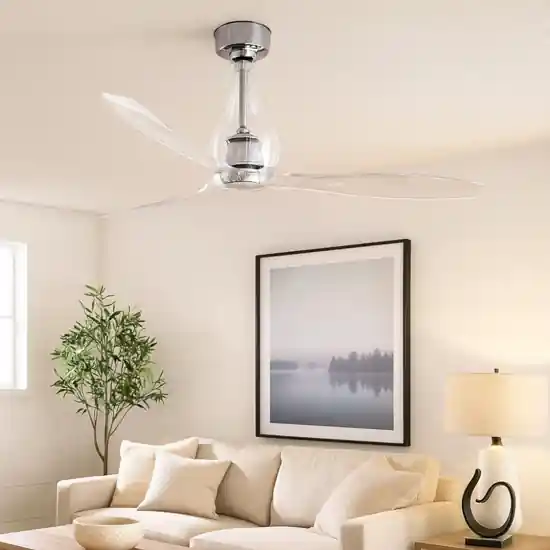 Offerta Limitata Ventilatore da soffitto smart app trasparente ambienti max 17mq