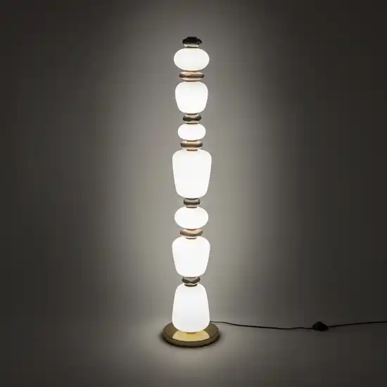 Prezzo Ridotto Piantana led design vetro e ceramica moderna per soggiorno