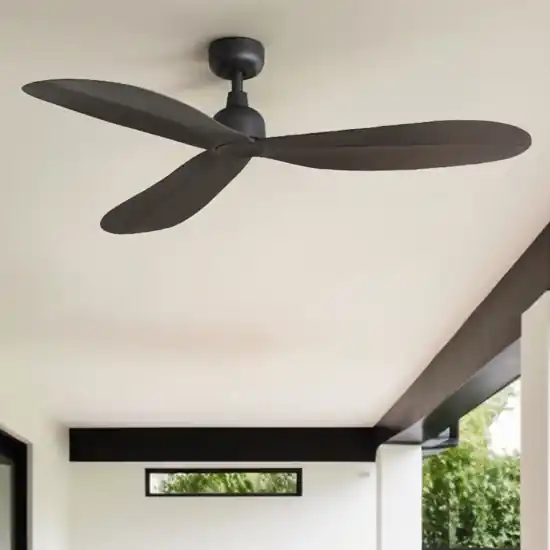 Occasione Imperdibile Ventilatore da soffitto design marrone ip44 smart app tuya 13-17mq