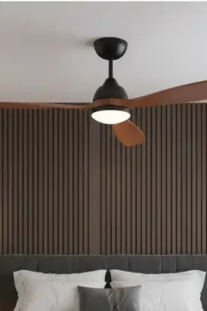 Ventilatore da soffitto nero con luce led 2700k app smart tuya 28mq Sconto