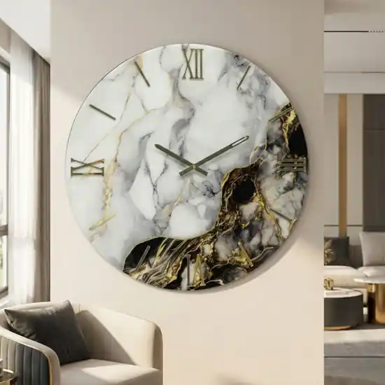 Occasione Orologio da parete 100 cm di grandi dimensioni rotondo in resina