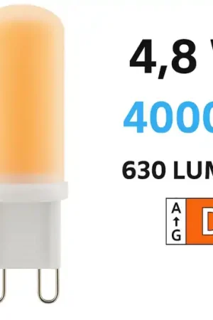 Consegna Rapida Life lampadina led g9 4w 4000k 630 lumen ottica 360