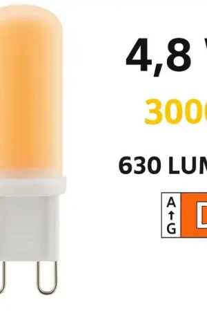 Lampadina life g9 led 4,6w 3000k ottica 360 630 lumen Solo Oggi
