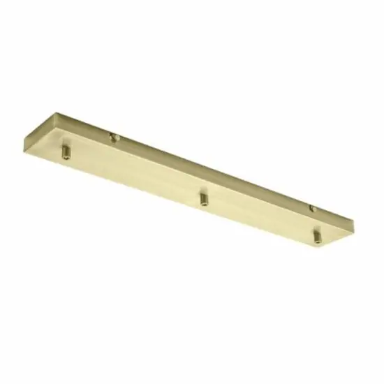 Rosone a binario 3 punti luce ottone metallo gea luce Offerta Del Giorno