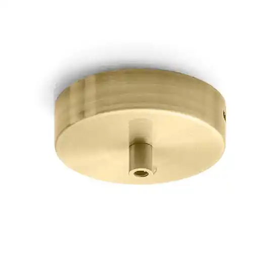 Offerta Lampo Rosone tondo oro ottone gea luce per lampada a sospensione