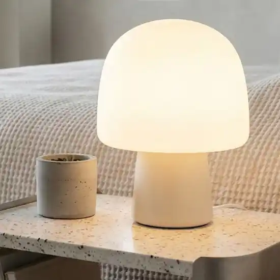 Lampada grigio chiaro da camera da letto moderna per comodino Consegna Rapida