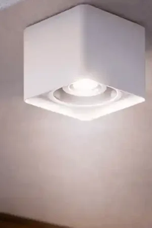 Subito Disponibile Brick perenz plafoniera da esterno per tetto ip54 bianco gu10