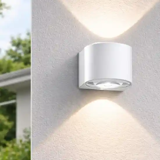 Applique da esterno led 3000k ip65 bianca vision perenz Spedizione Espresso