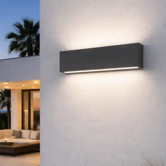Perenz pocket applique da esterno antracite led 24w cct ip65 Prezzo Ridotto