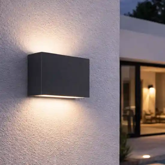 Applique da esterno antracite led 7w cct ip65 perenz pocket Prezzo Basso