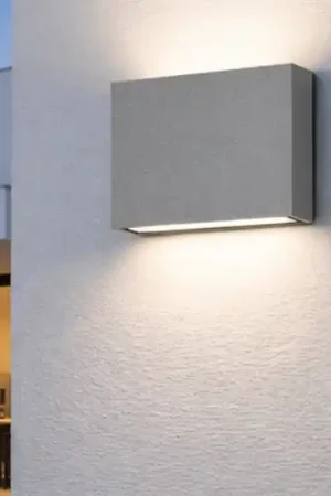 Applique da esterno pocket perenz grigio cemento led 7w cct ip65 Sconto