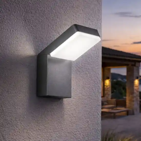 Applique per esterno led 20w cct antracite ip65 perenz piega Prezzo Conveniente