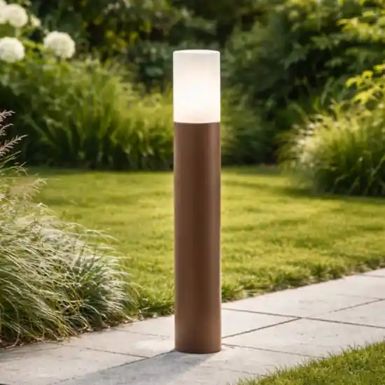 Perenz lampo lampione da giardino corten h60 cm e27 Promozione Esclusiva