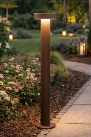 Soddisfatti O Rimborsati Lampione da giardino corten opaco led 12w 3000k h60 cm ip65