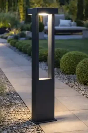 Acquista Ora Lampione da giardino moderno ip65 antracite led 3000k