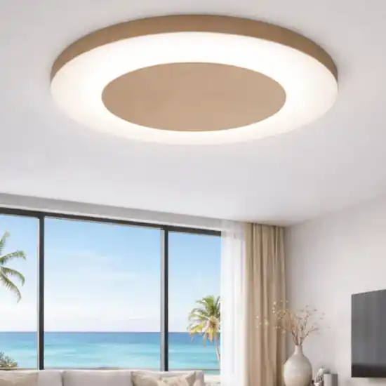 Vivida aurea plafoniera led cct dimmerabile sabbia 60 cm Saldi