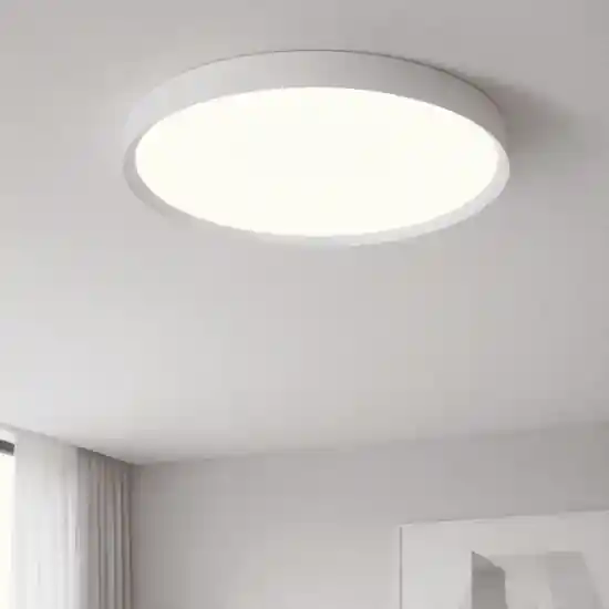 Plafoniera moderna bianca led 50w cct dimmerabile 60 cm vivida hera Scelto Dai Clienti