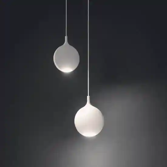 Lampadario moderno due luci vivida smash led 3000k bianco Solo Oggi