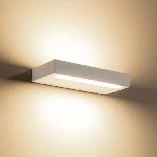 Offerta Lampo Applique mensola moderna bianca led 30w 2700k-3000k-4000k dimmerabile
