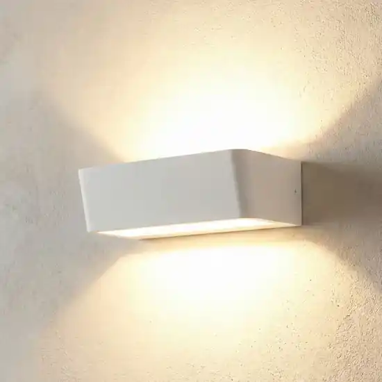 Applique da parete led 15w 3000k bianco design moderna Promozione Esclusiva