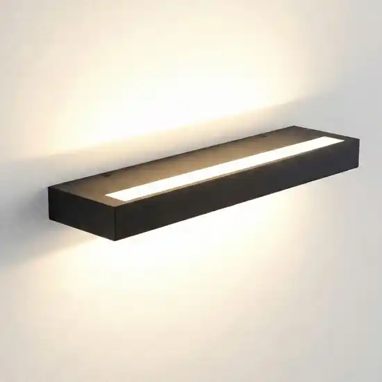 Offerta Applique nera moderna led 30w 2700k-3000k-4000k dimmerabile