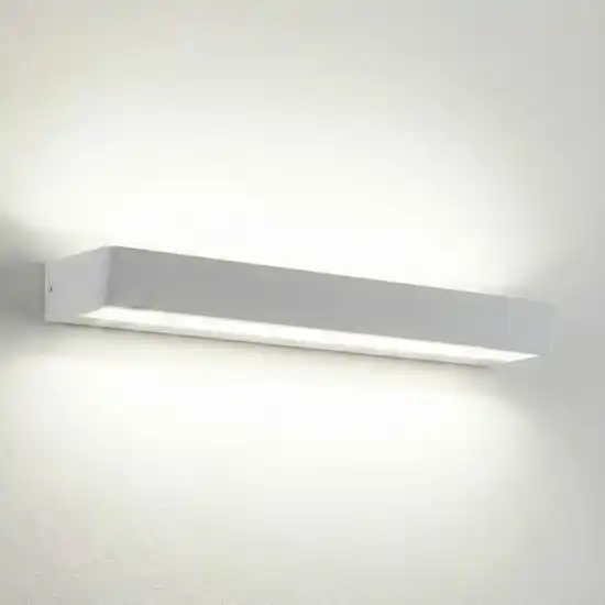 Applique bianca da parete led 40w 4000k design moderna Di Tendenza