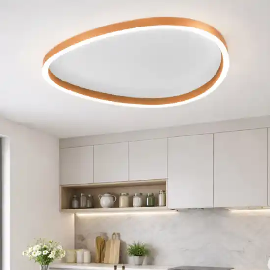 Gea luce plafoniera da cucina ecaris pesca led biemissione 3000k 4000k Non Perdere